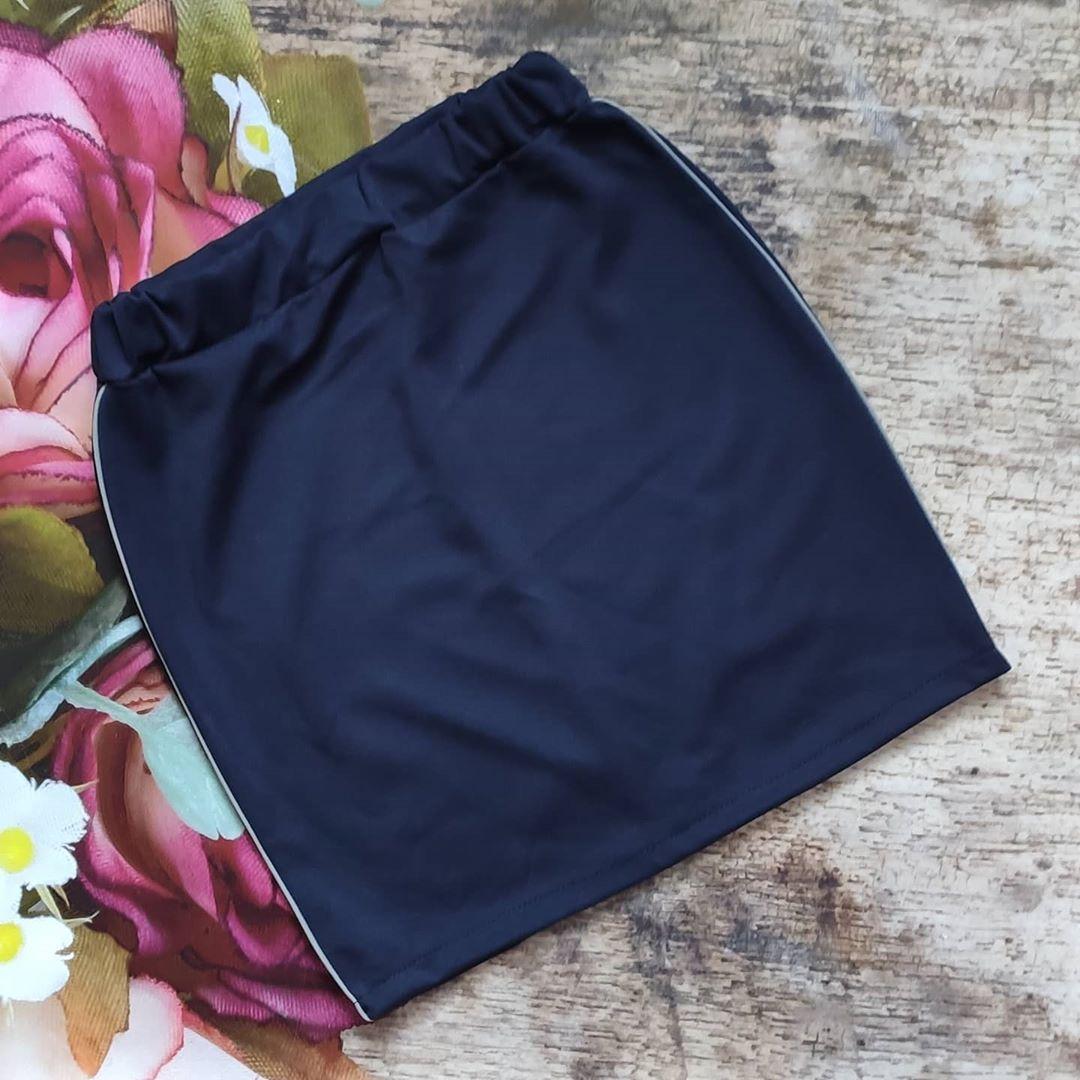 Спідниця пряма зі світловідбивним кантом для дівчинки, фото 1