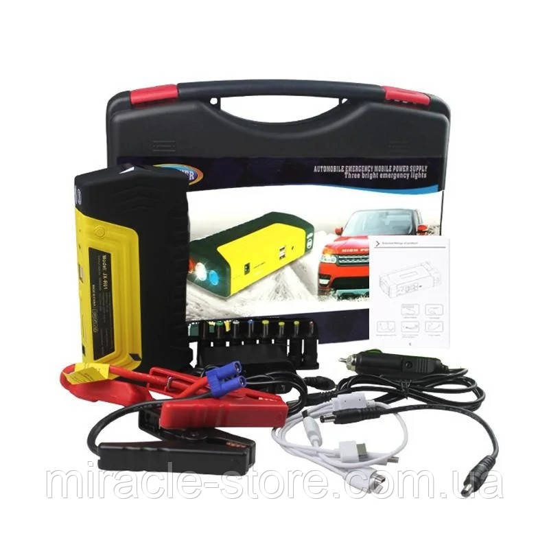 Автомобільне пуско-зарядний пристрій Jump Starter (50800 мАчмАһ) c захистом