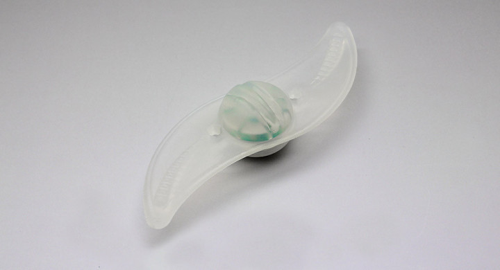 Світлодіодний маячок Velo  на спиці велосипеда прозорий (DEN-020), фото 1