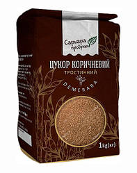 Тростинний цукор  Демерара коричневий, 1кг