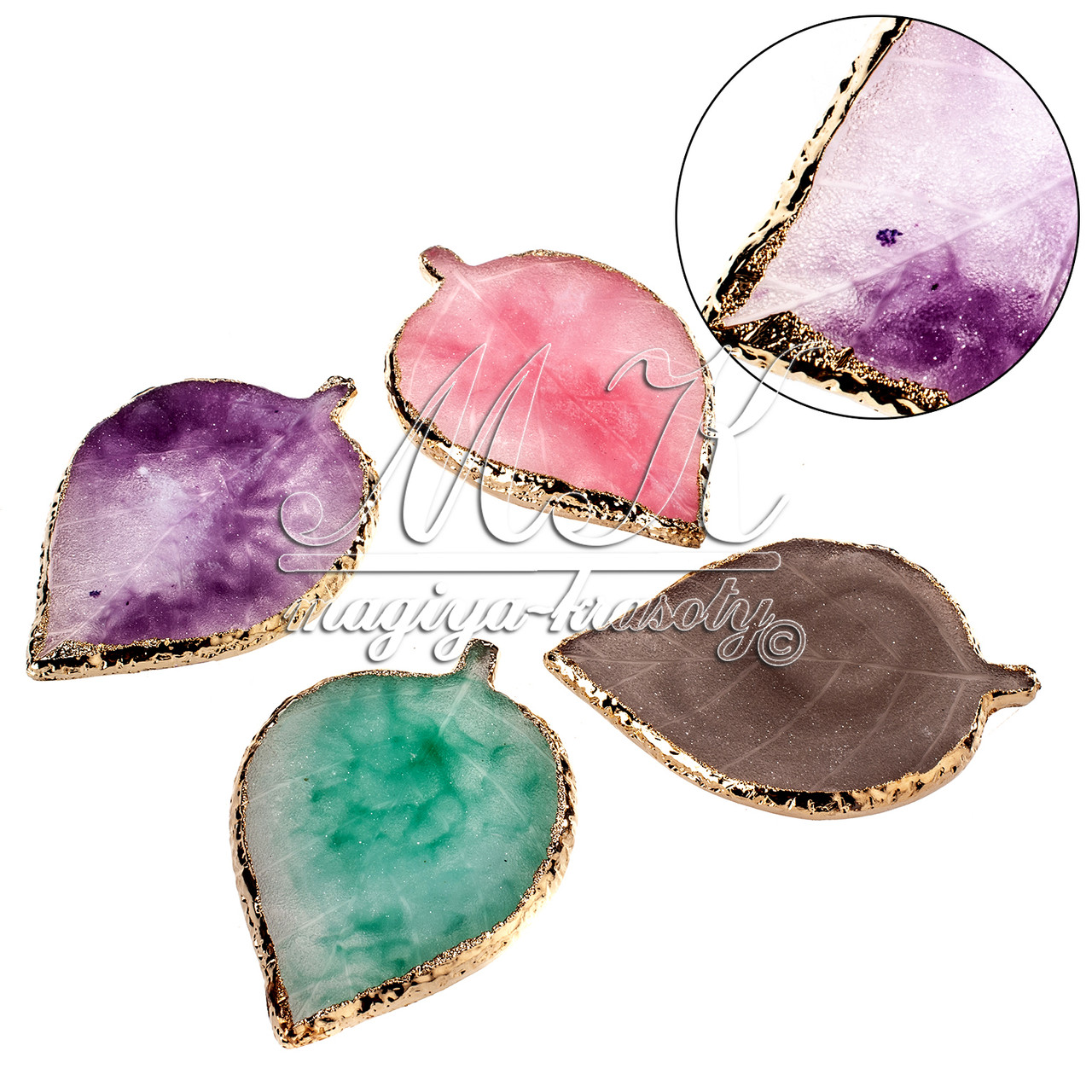 Палітра для змішування фарб "Листик"