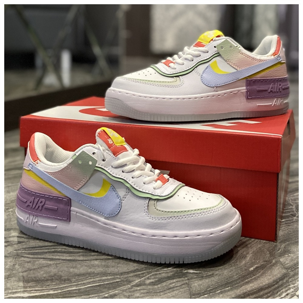 Жіночі кросівки Nike Air Force 1 Shadow Violet Pink, жіночі кросівки найк аір форс 1 шадоу