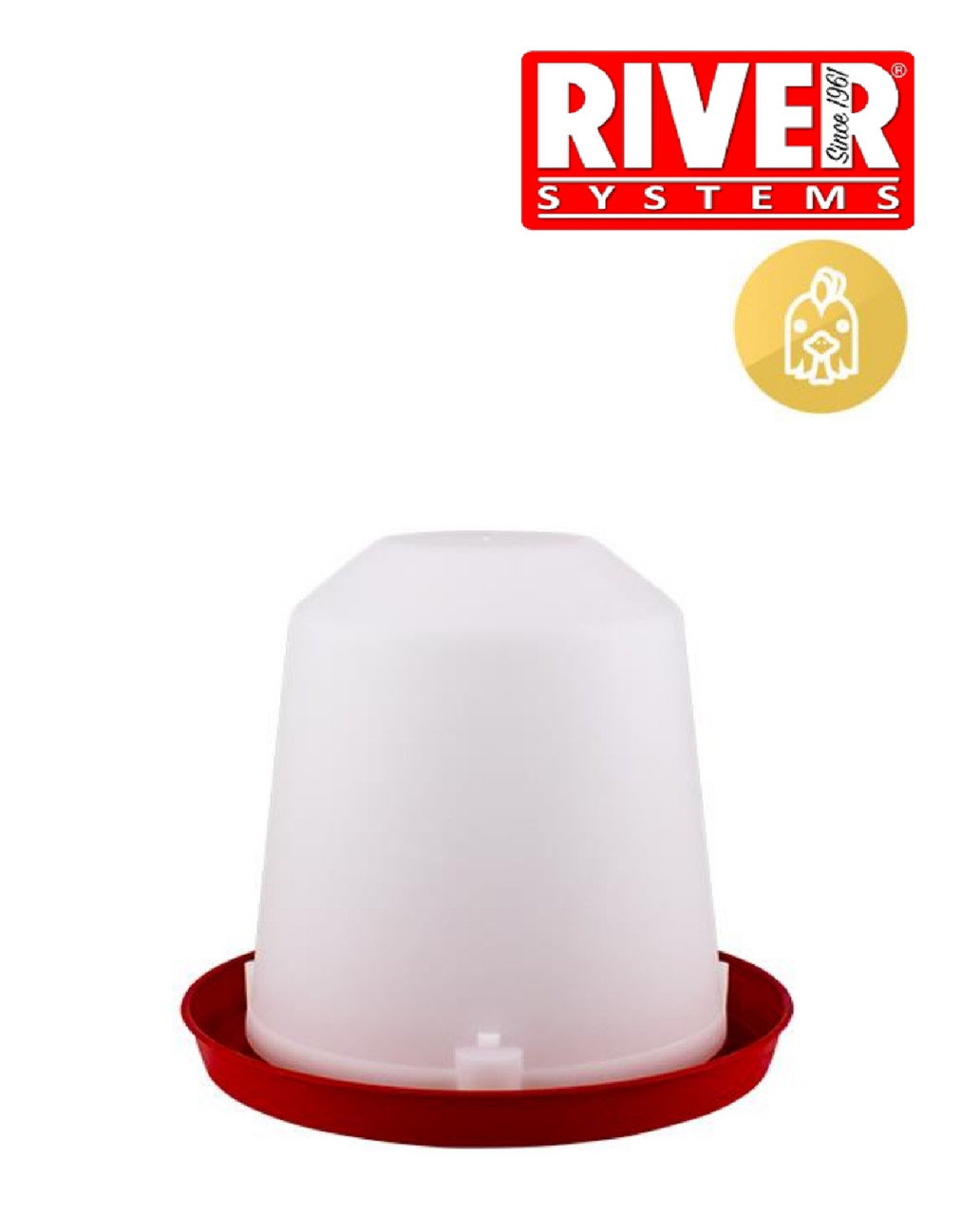 Поїлка бункерна на 5л для птиці "RIVER"