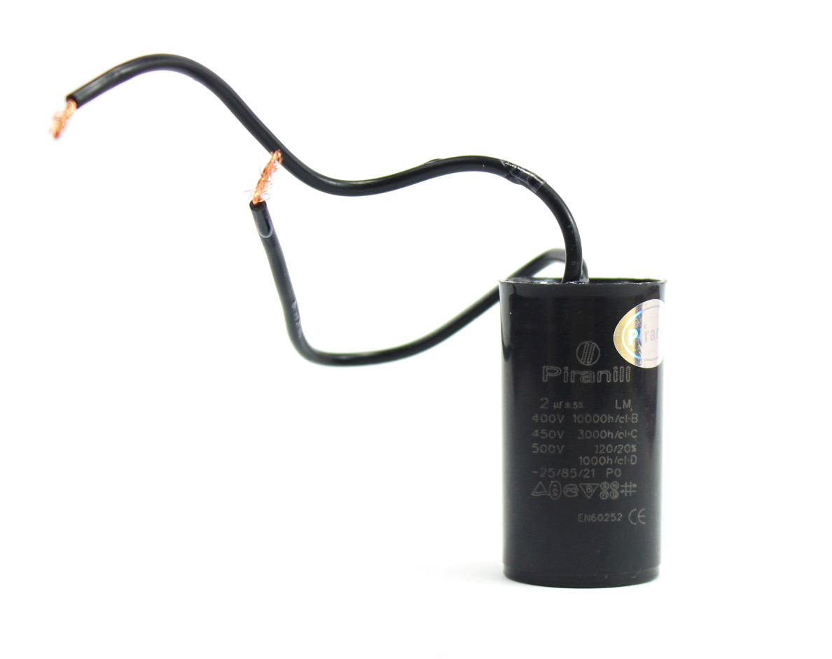 Конденсатор CBB60 2 мкФ 450 V, малий