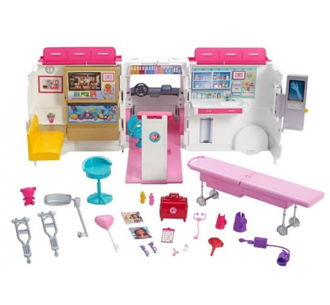 Barbie Машина швидкої допомоги Барбі FRM19 Care Clinic Vehicle