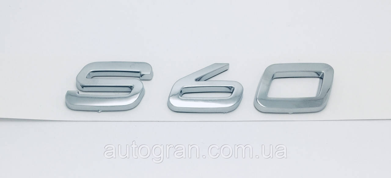 Емблема напис багажника Volvo S60, фото 1