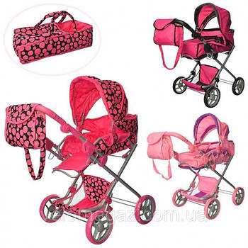 Коляска для ляльок 9333 з люлькою