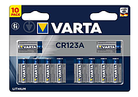 Батарейка VARTA CR 123A BLI 10шт. LITHIUM