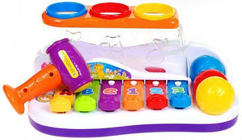 Розвивальний ксилофон логіка 9199-856 з молотком