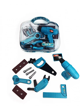 Дитячий ігровий набір інструментів 6601-1/2 у валізі (6601-2)