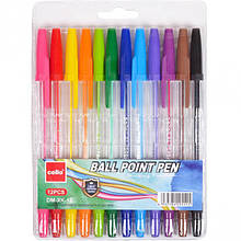 Набір кольорових ручок, 12 кольорів, 1 мм CELLO "Корвіна"