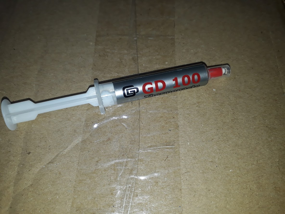Термопаста 10 г. GD100 1,094 Вт/м*К шприц термо-паста, фото 1