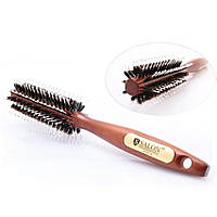 Щетка-брашинг для волос деревянный непродувной со смешанной щетиной Salon Professional 4779CLB