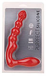 Анальний стимулятор PURRFECT SILICONE BUTT PLUG, RED, фото 2