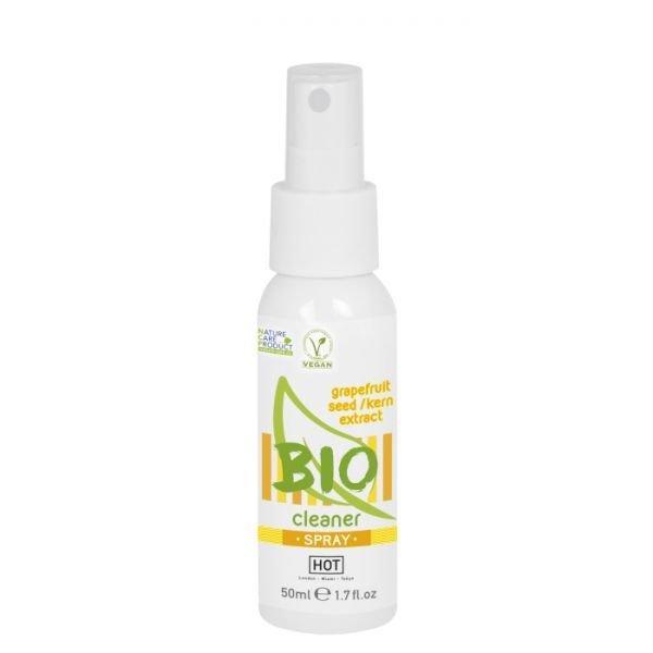 Засіб для чищення секс іграшок Очисник Hot Bio Cleaner Spray, 50 мл, фото 1