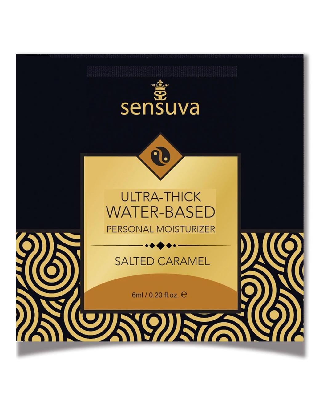 Пробник Sensuva - Ultra–Thick Water-Based Salted Caramel (6 мл) gigante.com.ua