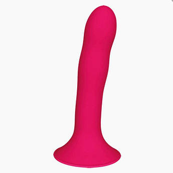 Ділдо з присоском Adrien Lastic Hitsens 4 Pink, відмінно для страпона, діаметр 3.7 см, довжина 17,8 см gigante.com.ua