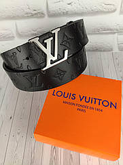 Чоловічий шкіряний ремінь Louis Vuitton Луї Вітон ЛВ