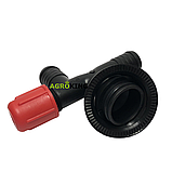 Коліно всмоктувального фільтра спускне 25 Agroplast Колено фільтра обприскувача спускове Агропласт, фото 2