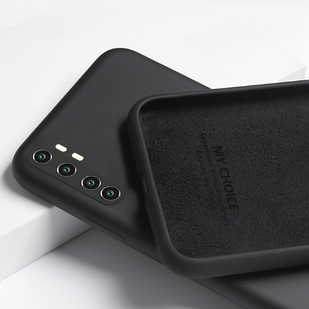 Чохол Silicone case full для Xiaomi Mi Note 10 Lite black (сяомі мі нот 10 лайт)