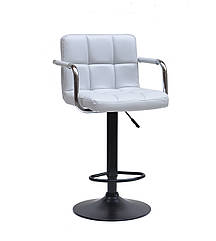 Барне крісло Arno Arm BAR BK-Base сірий 1008 екокожа з підніжкою і підлокітниками, з регулюванням висоти