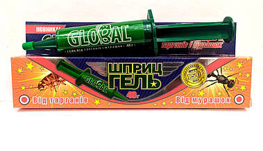 Шприц гель від тарганів Global 40 мл Україна