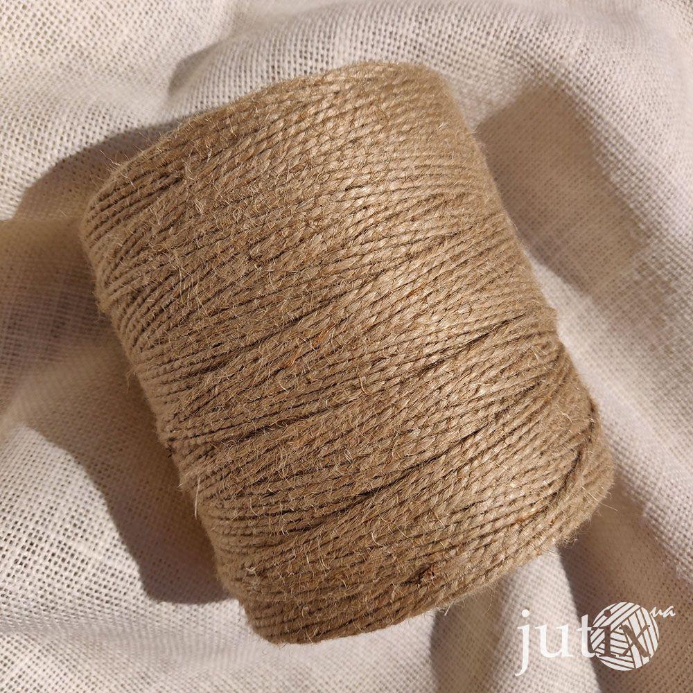 Шпагат джутовий 800 г, 2.5 мм, 2 нитки