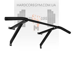 Турнік настінний/надверний чорний гнутий (40 см)