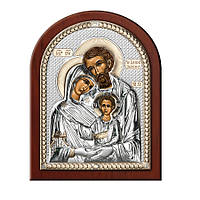 Икона серебряная Святое Семейство открытый лик, размер 1L ORO - (60 x 85)