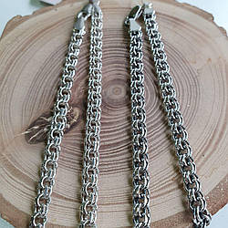 Срібна ланцюжок ручного плетіння Бісмарк 500