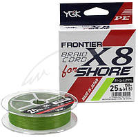 Шнур YGK Frontier Braid Cord X8 150m (зелений) #2.0/0.235 mm 30lb/13.5 kg (5545.02.99 D745-#2.0)
