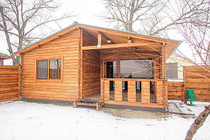 Дерев'яний будинок з термобруса 43,3 м2. від виробника Thermo Wooden House 004
