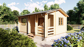 Дерев'яний будинок з термобруса 27 м2. від виробника Thermo Wooden House 008