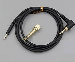 Кабель Audio-Technica ATH M40X M50x M60x Sennheiser Urbanite XL L Довжина 1.6 м прямий