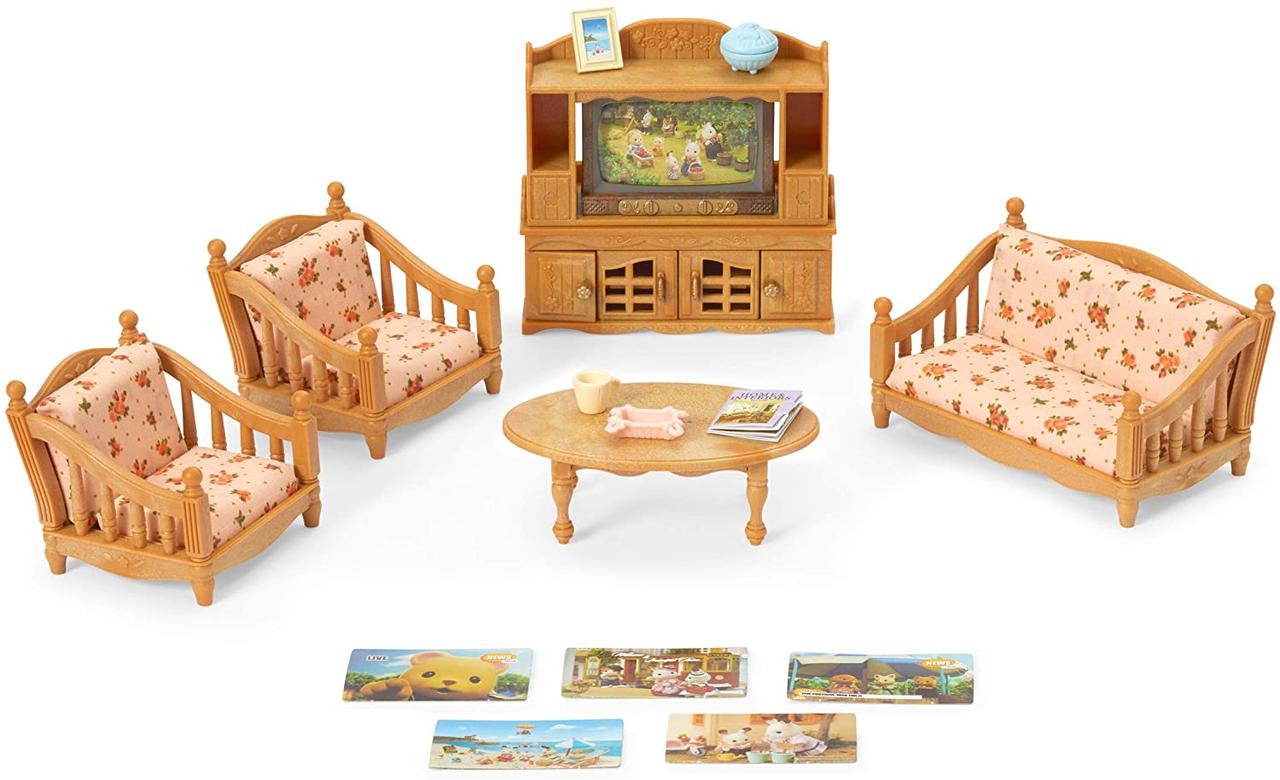 Набір Sylvanian Families 5339 Затишна вітальня Calico Critters Comfy Living Room Set