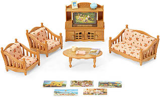 Набір Sylvanian Families 5339 Затишна вітальня Calico Critters Comfy Living Room Set