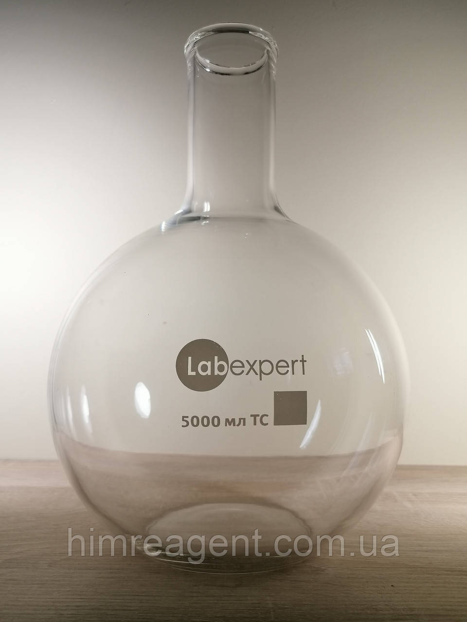 Колба (5000 мл.) плоскодонна без шліфу, фото 1