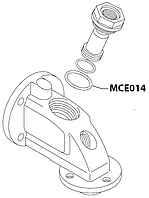 MCE014 Гумовий ущільнювач(у пост), OR 0250-40, NBR, MCE