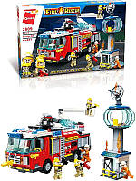 Конструктор дитячий Пожежна машина Qman 2809 647 елементів
