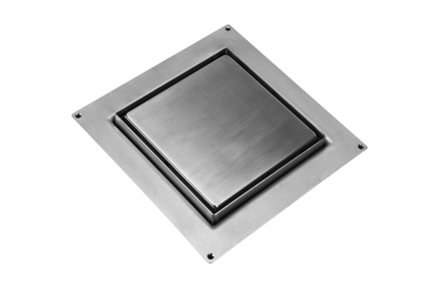 Злив у підлогу: отвір - 90 мм. CD150-90-B / візерунок PLAIN