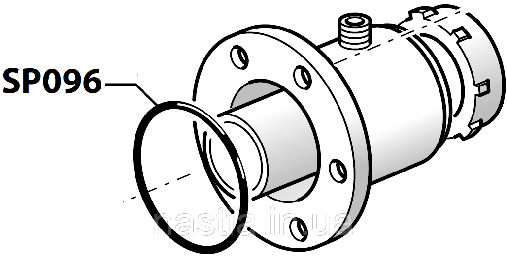 SP096 Гумовий ущільнювач групи, OR 4312, d=78.97x3.53mm, La Spaziale