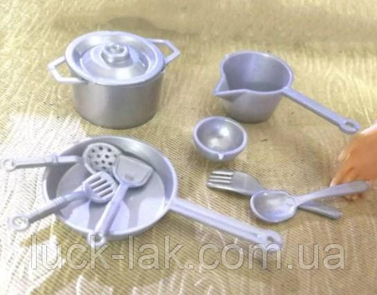 Набор посуды для куклы, 10 предметов - фото 2 - id-p1236081216