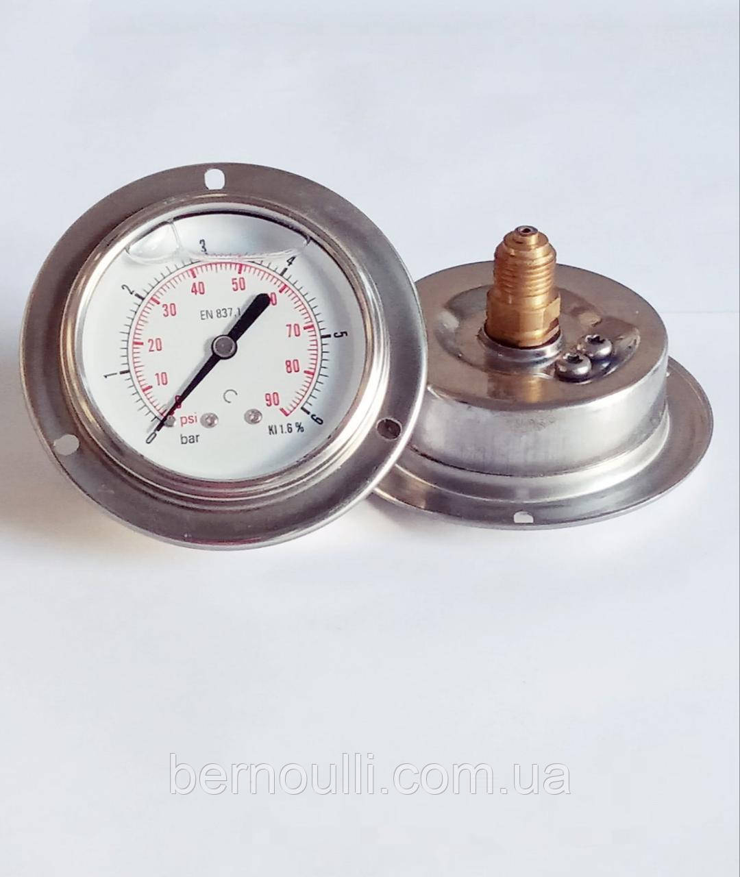 Купить Манометр глицериновый Ø63мм 6bar 1/4", цена 460 ₴ — Prom.ua (ID ...