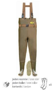 Комбінезон забродний, чоботи для риболовлі Lemigo 996 Lexpo, розмір 8 (42), вкладка — 27 см, фото 2