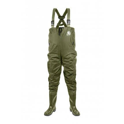 Комбінезон забродний, чоботи для риболовлі Lemigo 997 Lexpo, розмір 9,5 ( 44), вкладка — 28,5 см, фото 1