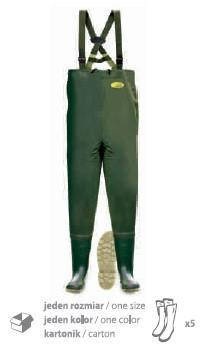 Комбінезон забродний, чоботи для риболовлі Lemigo 997 Lexpo, розмір 8 (42), вкладка — 27 см, фото 2