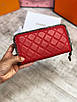 Жіночий шикарний шкіряний гаманець на змійці, фото 8
