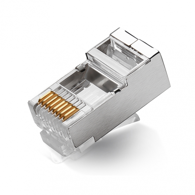 Конектор Ritar RJ-45 8P8C FTP Cat-5 екранований (100 шт/уп.)