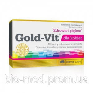 Olimp Gold-Vit Dla Kobiet — комплекс для жіночого здоров'я, 30 таб., фото 1