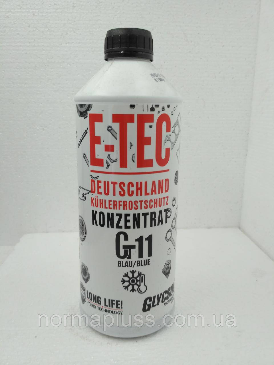 Антифриз E-TEC G11 концентрат (синій) 1,5 л